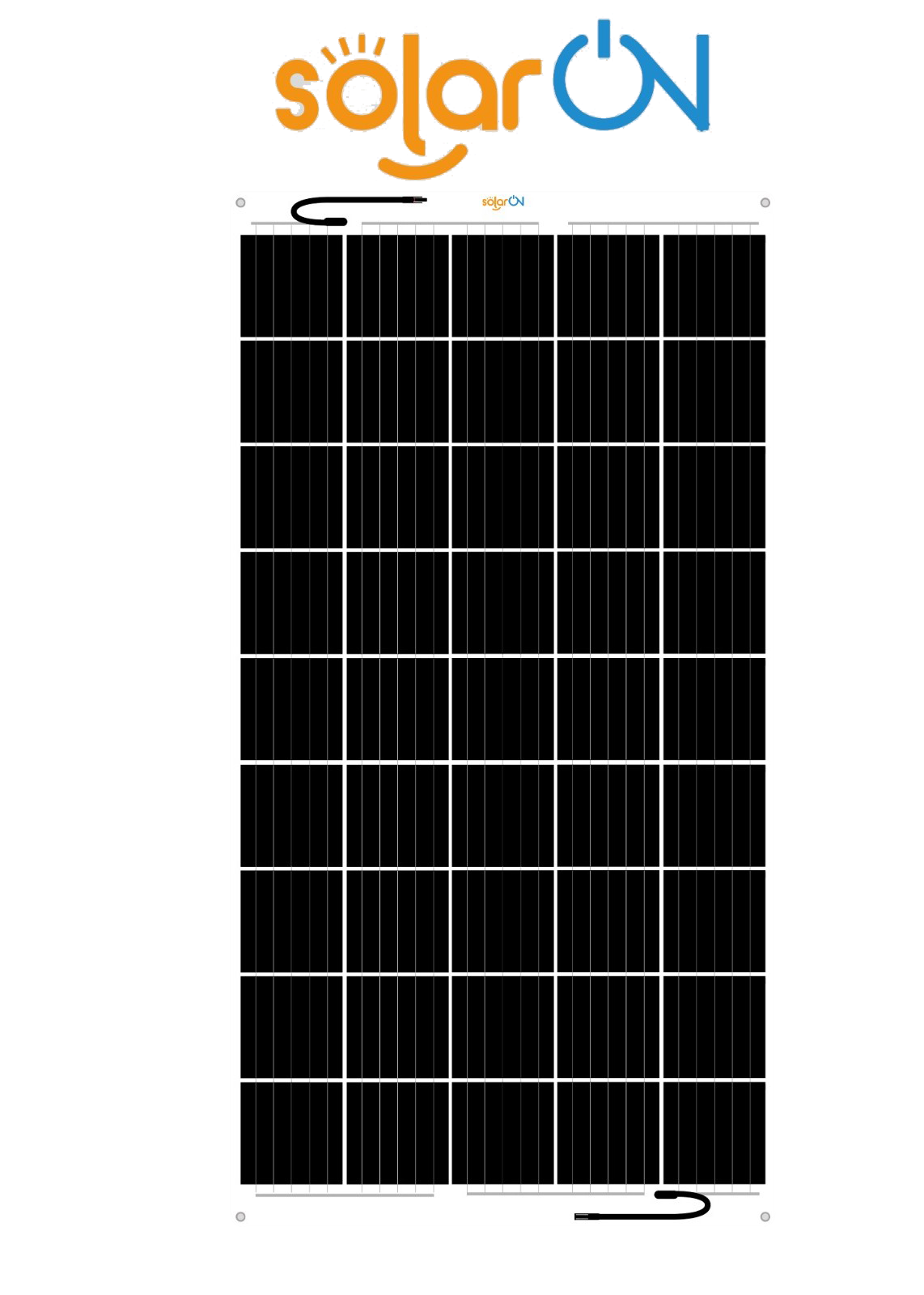 255 Watt esnek güneş paneli png