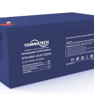 25.6 Volt 200 Amper LiFePo4 Batarya